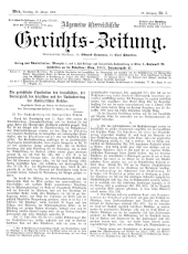 Allgemeine Österreichische Gerichtszeitung