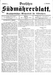 Deutsches Südmährerblatt