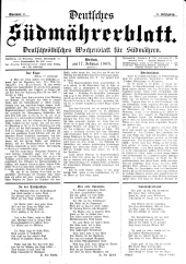 Deutsches Südmährerblatt