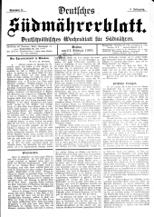 Deutsches Südmährerblatt