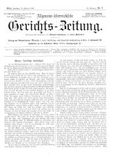 Allgemeine Österreichische Gerichtszeitung