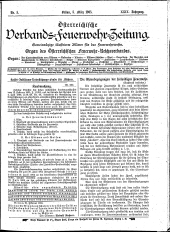 Österreichische Verbands-Feuerwehr-Zeitung