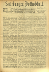 Salzburger Volksblatt: unabh. Tageszeitung f. Stadt u. Land Salzburg
