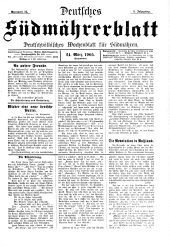 Deutsches Südmährerblatt