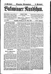 Bukowinaer Rundschau