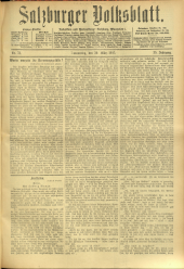 Salzburger Volksblatt: unabh. Tageszeitung f. Stadt u. Land Salzburg