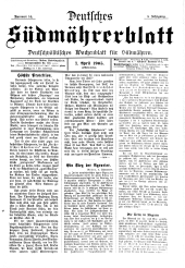 Deutsches Südmährerblatt