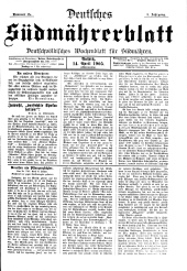 Deutsches Südmährerblatt