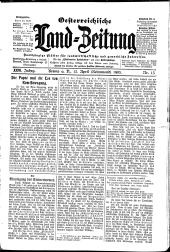 Österreichische Land-Zeitung