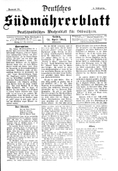 Deutsches Südmährerblatt