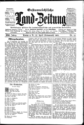 Österreichische Land-Zeitung