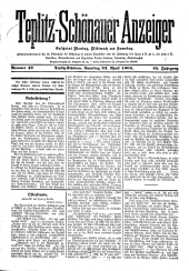 Teplitz-Schönauer Anzeiger