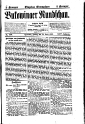Bukowinaer Rundschau