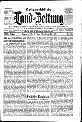 Österreichische Land-Zeitung