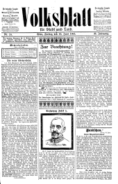 Volksblatt für Stadt und Land