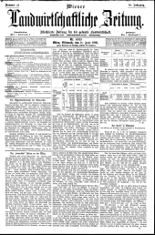 Wiener Landwirtschaftliche Zeitung
