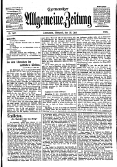 Czernowitzer Allgemeine Zeitung