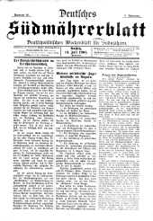 Deutsches Südmährerblatt