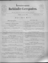 Oesterreichische Buchhändler-Correspondenz