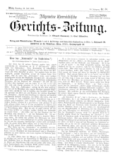 Allgemeine Österreichische Gerichtszeitung