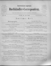 Oesterreichische Buchhändler-Correspondenz