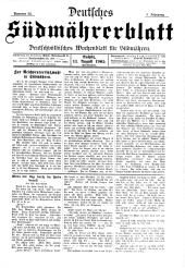 Deutsches Südmährerblatt