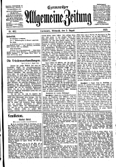 Czernowitzer Allgemeine Zeitung