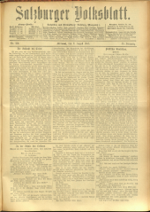 Salzburger Volksblatt: unabh. Tageszeitung f. Stadt u. Land Salzburg