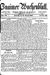 Znaimer Wochenblatt