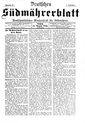 Deutsches Südmährerblatt