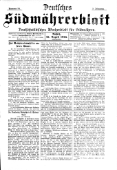 Deutsches Südmährerblatt