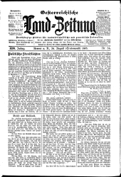 Österreichische Land-Zeitung