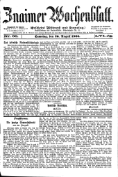 Znaimer Wochenblatt