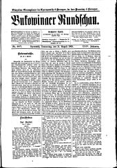 Bukowinaer Rundschau