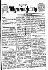 Czernowitzer Allgemeine Zeitung