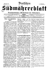 Deutsches Südmährerblatt