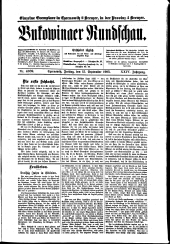 Bukowinaer Rundschau
