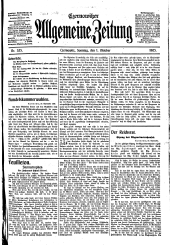 Czernowitzer Allgemeine Zeitung