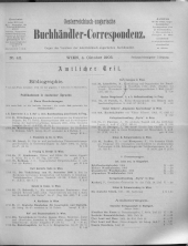 Oesterreichische Buchhändler-Correspondenz