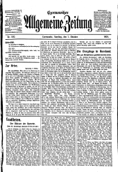 Czernowitzer Allgemeine Zeitung