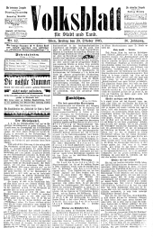 Volksblatt für Stadt und Land