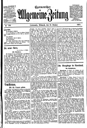 Czernowitzer Allgemeine Zeitung