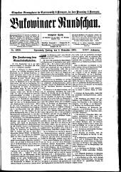 Bukowinaer Rundschau