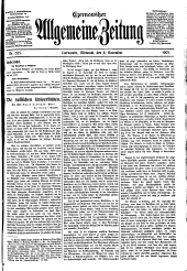 Czernowitzer Allgemeine Zeitung