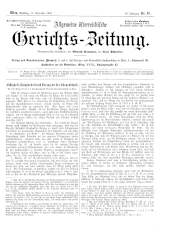 Allgemeine Österreichische Gerichtszeitung