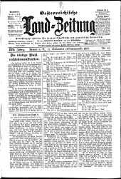 Österreichische Land-Zeitung