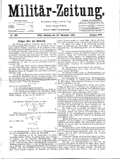 Militär-Zeitung