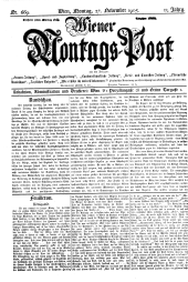 Wiener Montags-Post