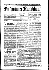 Bukowinaer Rundschau