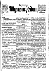 Czernowitzer Allgemeine Zeitung